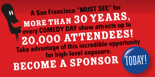 Become a Sponsor for Comedy Day