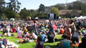 A view of Comedy Day Audience